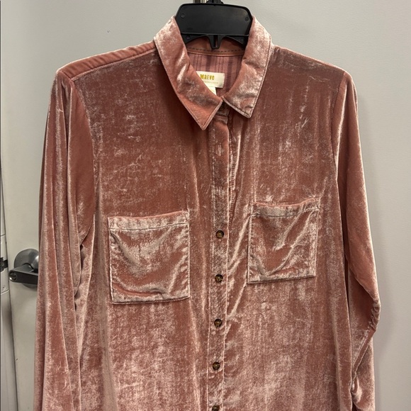 Velvet Anthropologie Maeve Burton down top - Picture 3 of 9